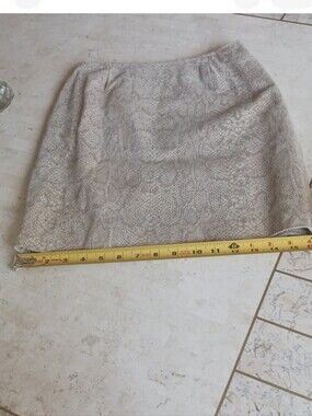 Vintage women's Leather skirt, U.S. size 2 Danier/Canada/-reptile Print
